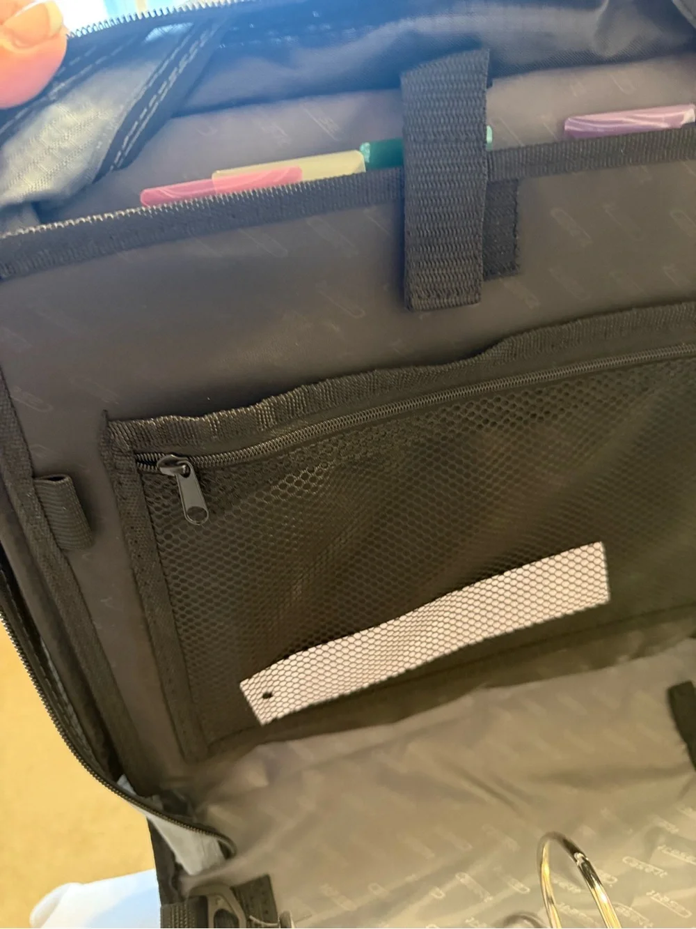 Blue and Gray Mighty Zip Tab 3-Ring Binder (3